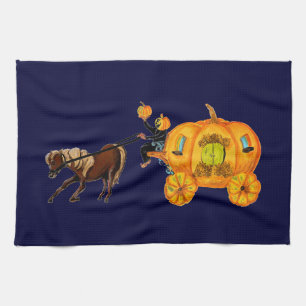 Humilde toalla de calabaza y calabaza para caballo