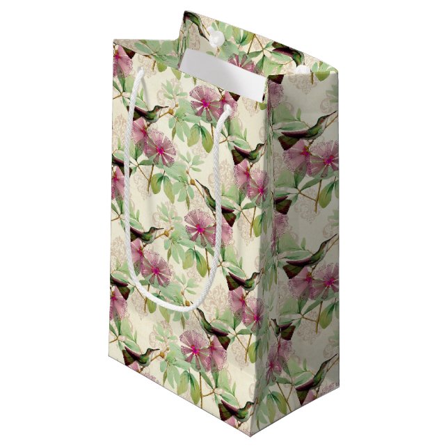 Humming Birds Series Design Nueve Pequeña Bolsa de (Angulo Anverso)