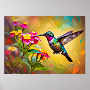 Hummingbird Arte abstracto
