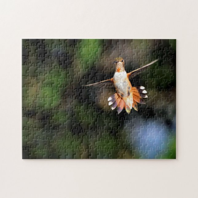 Hummingbird en el rompecabezas del vuelo (Horizontal)