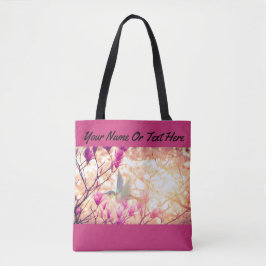 Hummingbird En La Bolsa De Tote De Jardín