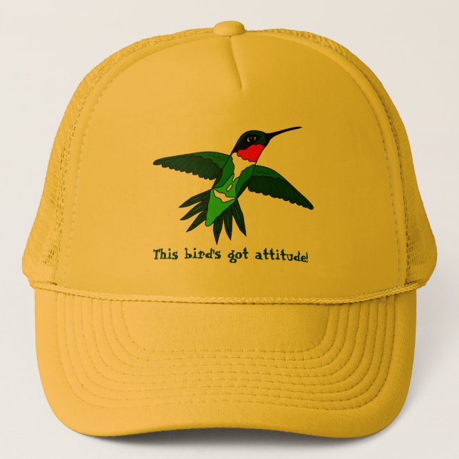 Hummingbird Gorra - Tengo Actitud (Anverso)