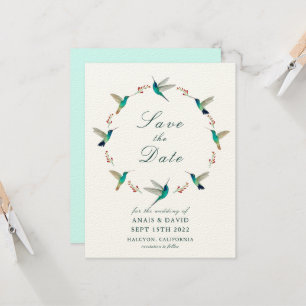 Hummingbird Guardar la tarjeta de fecha
