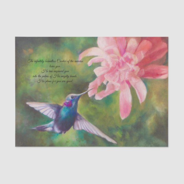 Hummingbird y el papel de conversación de la oraci (Anverso)