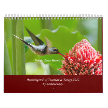 Hummingbirds del calendario de Trinidad y Tobago 2