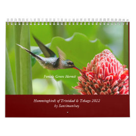 Hummingbirds del calendario de Trinidad y Tobago 2