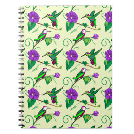 Hummingbirds en el cuaderno Sun