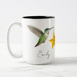 Hummingbirds personalizado y tazas de café de dos