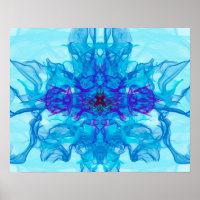 HUMO AZUL - Arte Fractal -