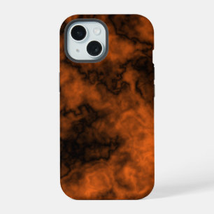 Humo negro y naranja