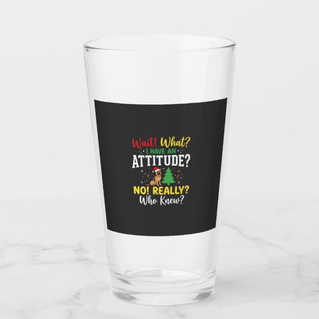 Humor Actitud Perro Navidad (Anverso)