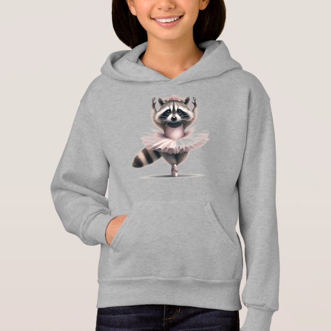 Humor animal divertido Raccoon Ballerina (Anverso)