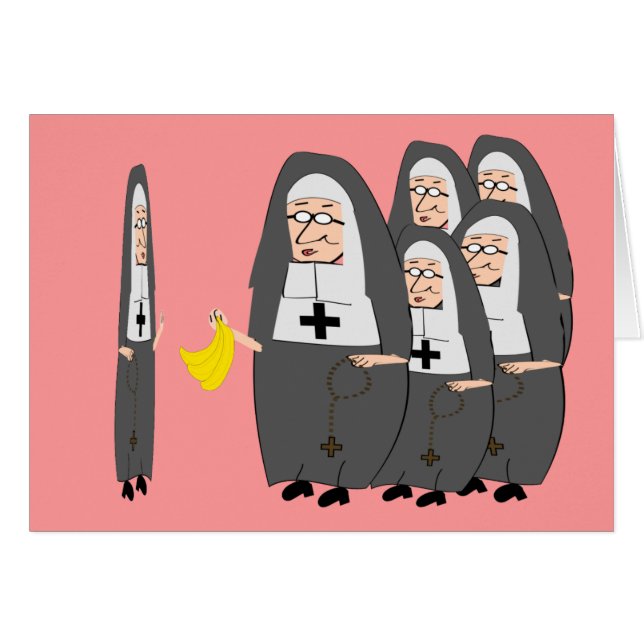 Humor católico "hermanas gordas " de la monja (Anverso (Horizontal))