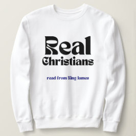 Humor cristiano de las sudaderas del Rey James
