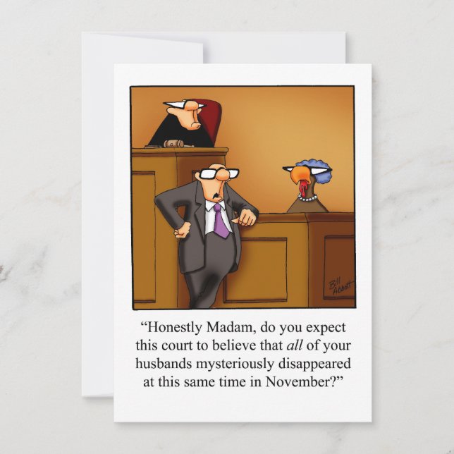 Humor de Acción de Gracias Invitaciones "Spectickl (Anverso)