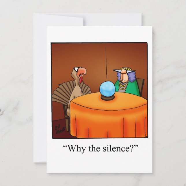 Humor de Acción de Gracias Invitaciones "Spectickl (Anverso)