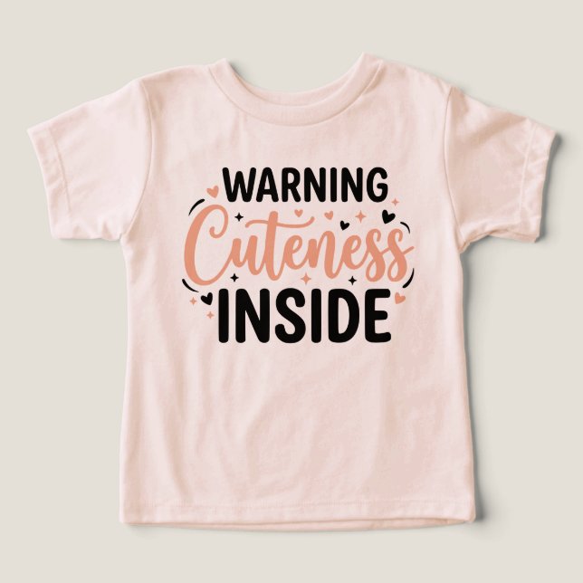 Humor de Advertencia de Bebé Adorable (Diseño delantero )