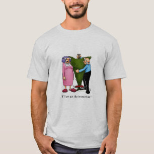 Humor de árbol de navidad camiseta