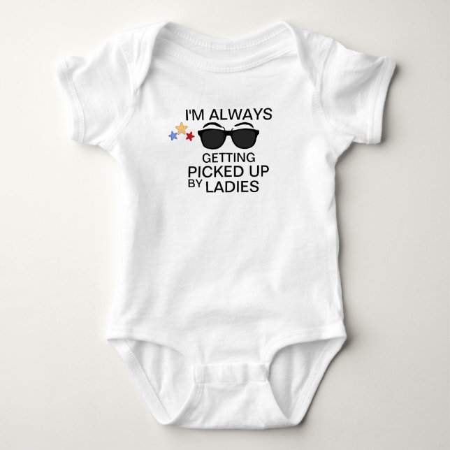 Humor de Bebé - Bodysuit de Jersey para Bebé (Anverso)