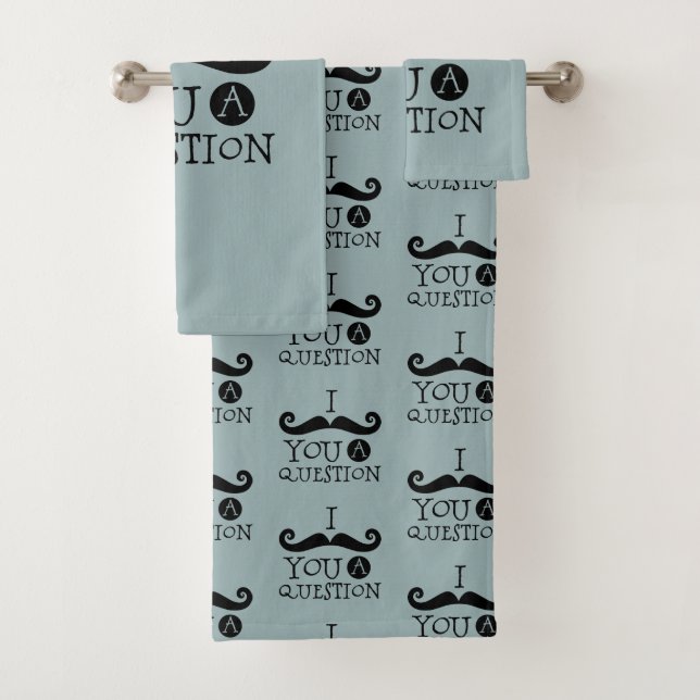 Humor de bigote negro gris azul (In situ)