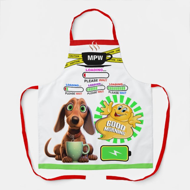 Humor de café... Delantal (Anverso)