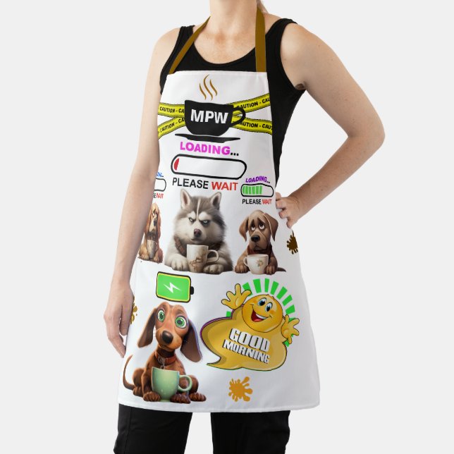 Humor de café... Delantal (in situ)