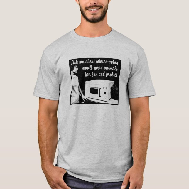 Humor de camiseta divertida de microondas (Anverso)