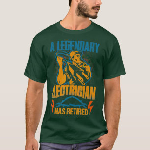 Humor de camiseta electrónica jubilado regalo de e