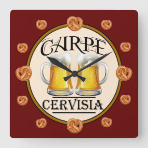 Humor de CERVEZA Reloj de pared acrílico