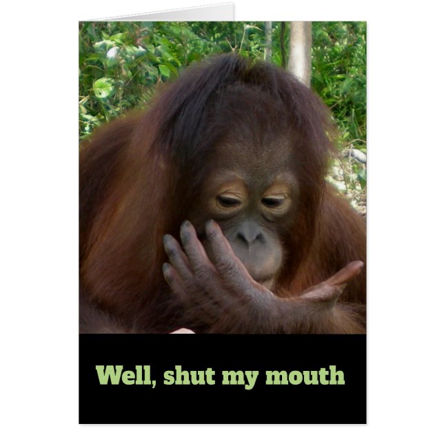 Humor de cumpleaños me cierra la boca (Frente)