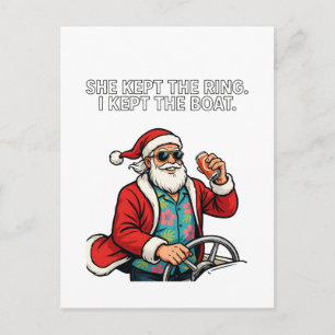 Humor de custodia de divorcio de Santa Navidad div