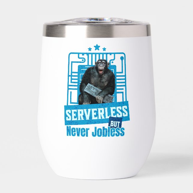 Humor de desarrollador de mono divertido sin servi (Frente)