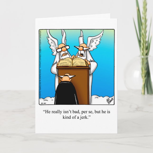 Humor de disculpa divertida tarjeta de saludo "Spe (Anverso)