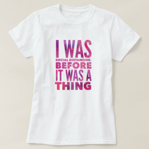 Humor de distanciamiento social camiseta