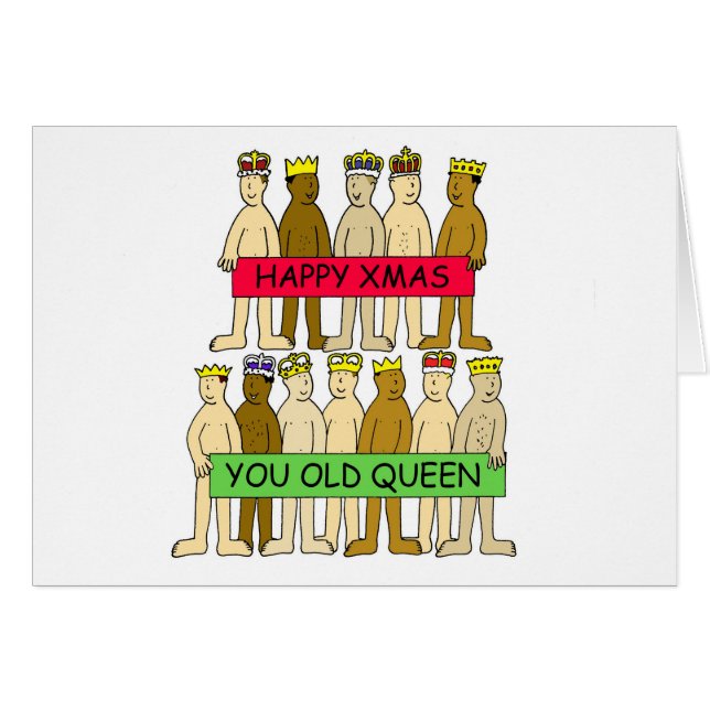 Humor de Gay Queens para navidades (Anverso (Horizontal))