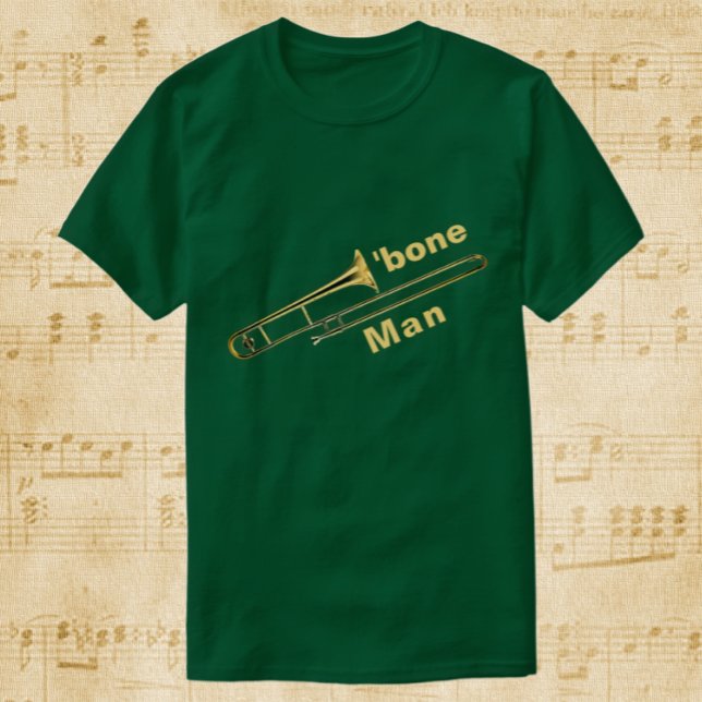 Humor de hombre de trombón camiseta (Subido por el creador)