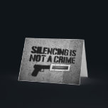 Humor de la tarjeta de cumpleaños de Brother Gun d<br><div class="desc">Humor divertido de la tarjeta de cumpleaños Brother Gun por Extraños deseos tarjetas de felicitación. Todos sabemos que un hermano que simplemente no podemos soportar, y desearíamos poder silenciar el %$@% de ellos. Tal vez obtenga la foto para callarse con esta graciosa tarjeta de cumpleaños hecha solamente para hermanos ruidosos...</div>