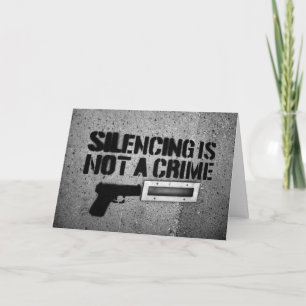 Humor de la tarjeta de cumpleaños de Brother Gun d