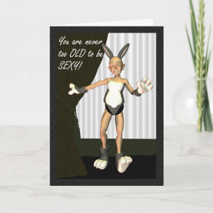 Humor de la tarjeta del dibujo animado del grampa