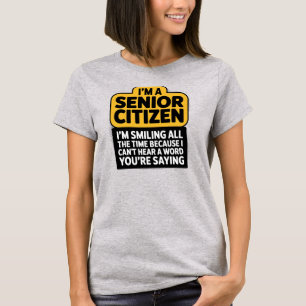 Humor de la vejez Unisex camiseta