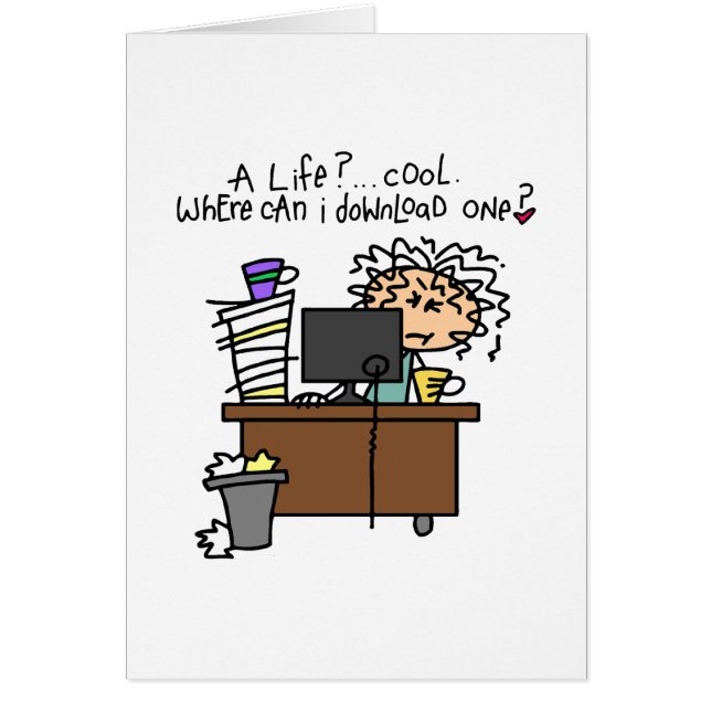 Humor de la vida de la transferencia directa (Frente)