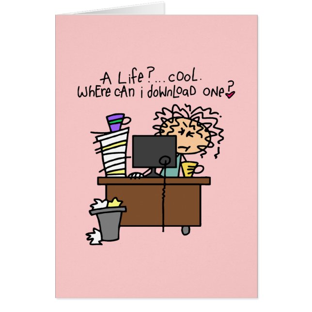 Humor de la vida de la transferencia directa (Frente)