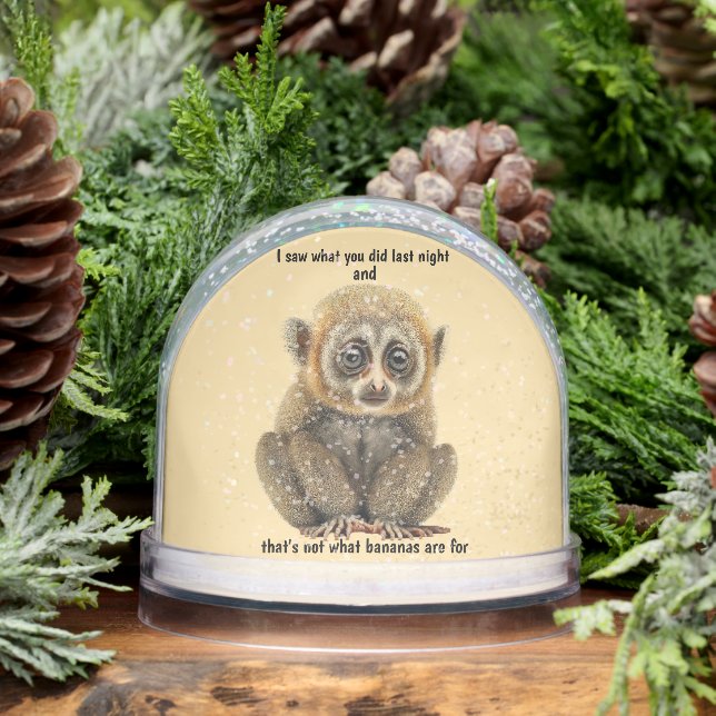 Humor de mono banana divertido (Invierno)