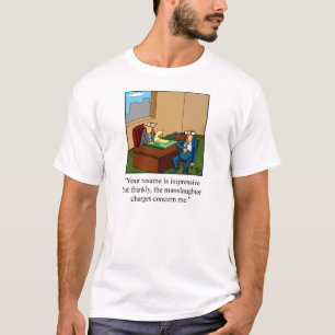 Humor de negocios Camisa de té "Impresionante cur