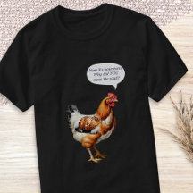 Humor de pollo Caption divertido Camiseta animal d