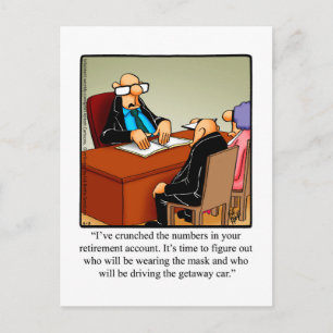 Humor de retiro gracioso "Spectickles" de postales