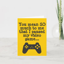 Humor de tarjeta de felicitación plegada de jugado