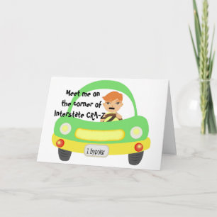 Humor de tarjeta de saludo