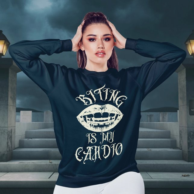 Humor de vampiros | Mentir es mi sudadera cardio (Subido por el creador)