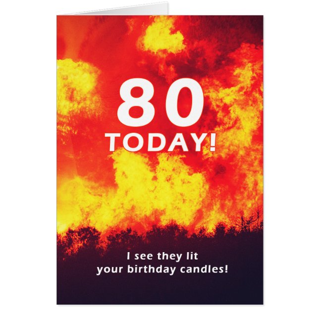 Humor de velas de incendios forestales por cumplea (Frente)